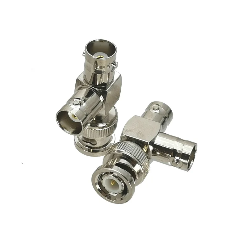 

1Pcs BNC Male plug to 2x BNC Female Jack T edge Splitter RF Adapter Connector Coaxial High Quanlity