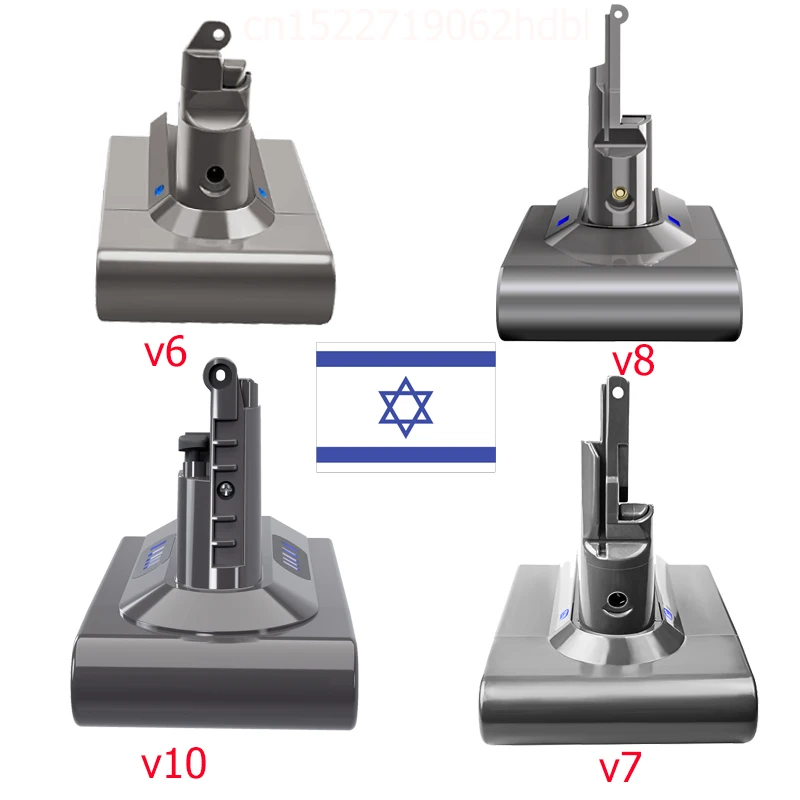 Аккумулятор для пылесоса Dyson V6 V7 V8 V10, 21,6 в, 6000 мАч