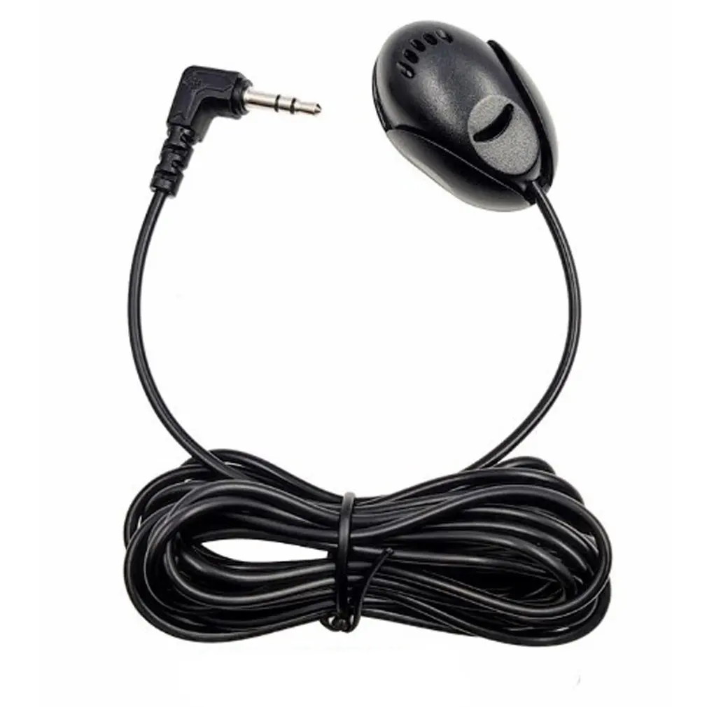 

Mini 3.5mm Wired Paste Type External Microphone Car GPS Audio Mic For laptop DVD Radio Stereo Player Meeting Speaker