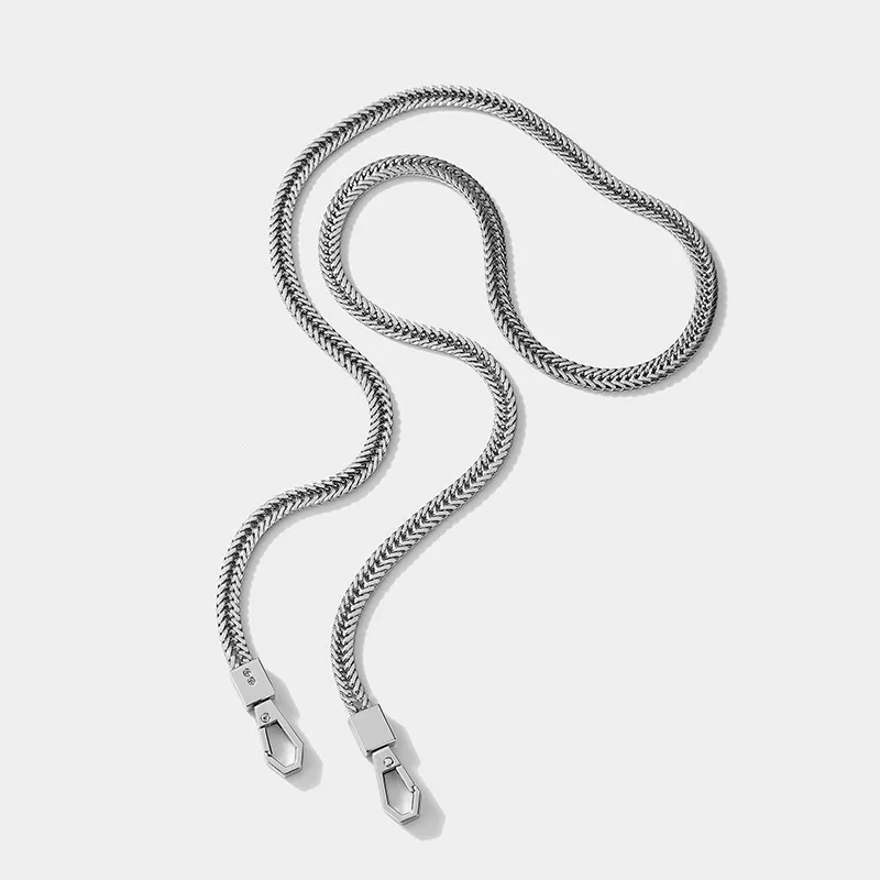 Alloy Snake Bone Chain Bag Straps Bags Accessories Women Metal New Replacement Shoulder Crossbody Strap for Handbags Universal