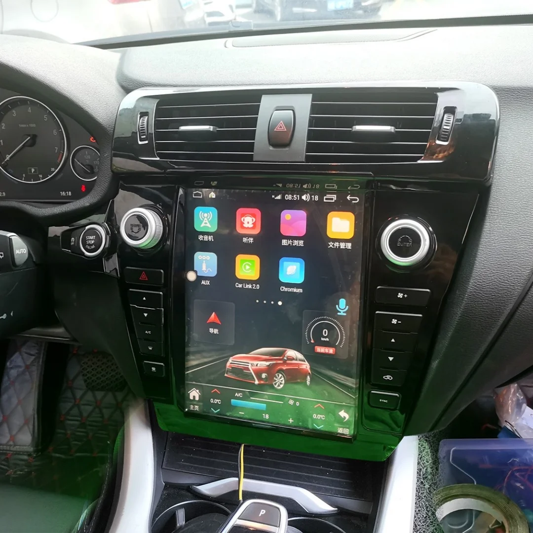 12 1-дюймовый экран для BMW X3 2014-2016 автомобильный радиоприемник стерео Carplay авто