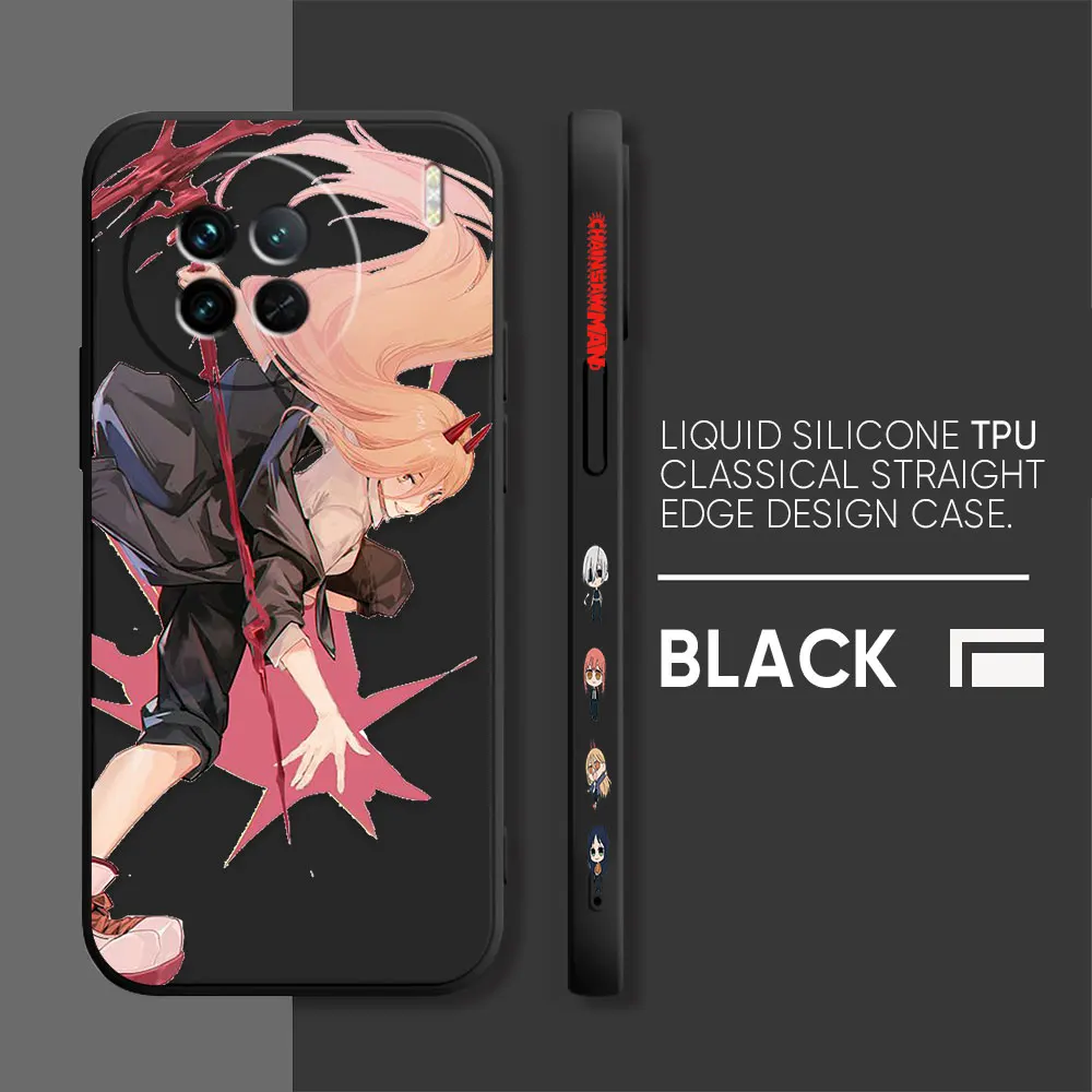 Chainsaw Man Anime Power Phone Case For VIVO X21I X21S X23 X27 X30 X50 X60 X70 X80 X90 5G PRO PLUS Colour Case Funda Shell Capa