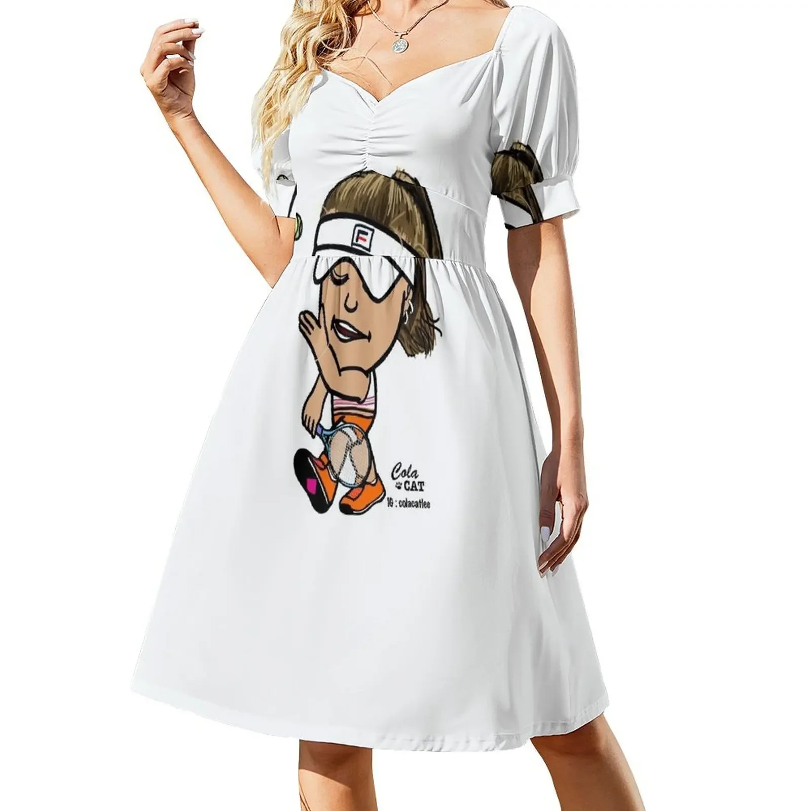 Sofia Kenin Платье из полиэстера