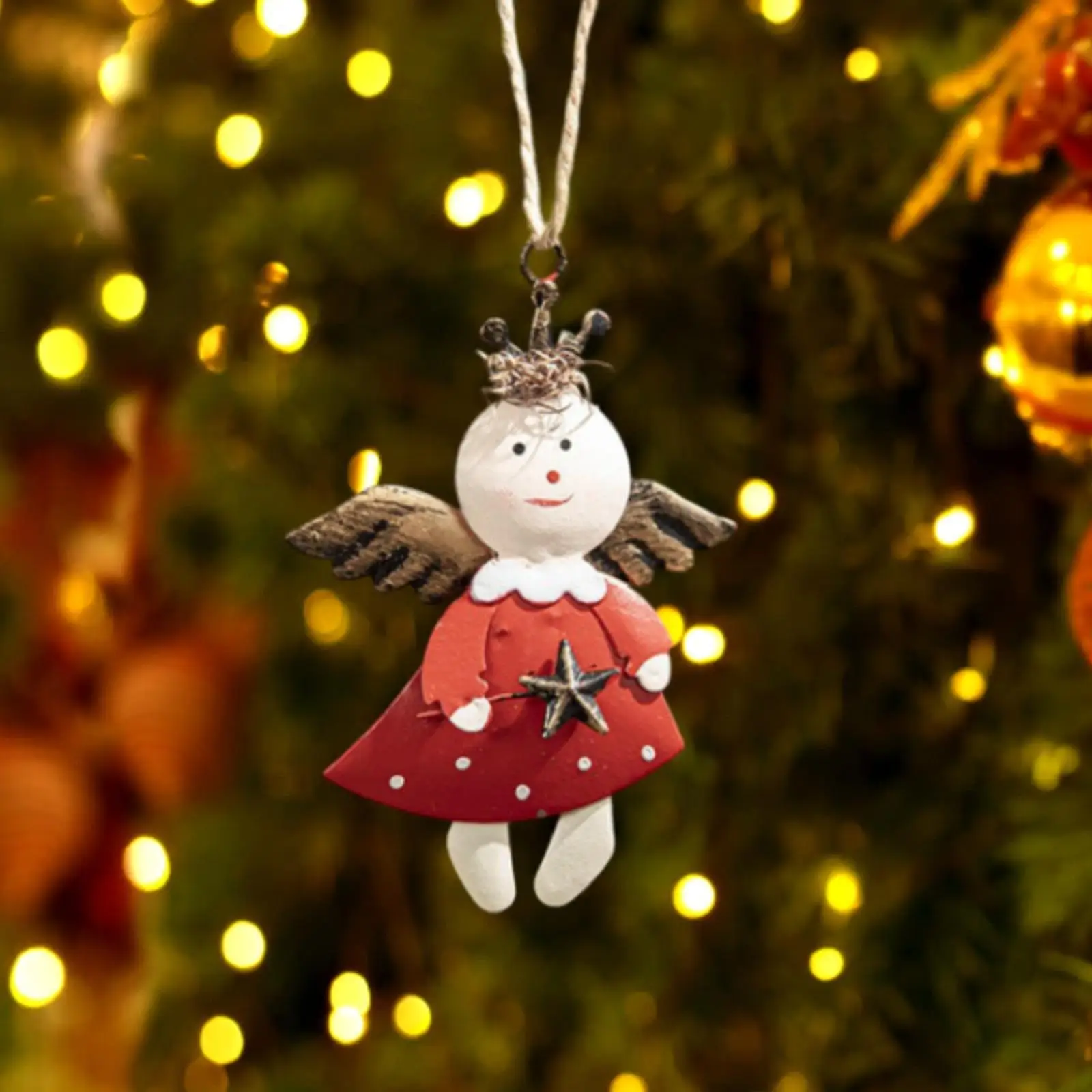 Подвесное украшение для рождественской елки многоразовый легкий железный