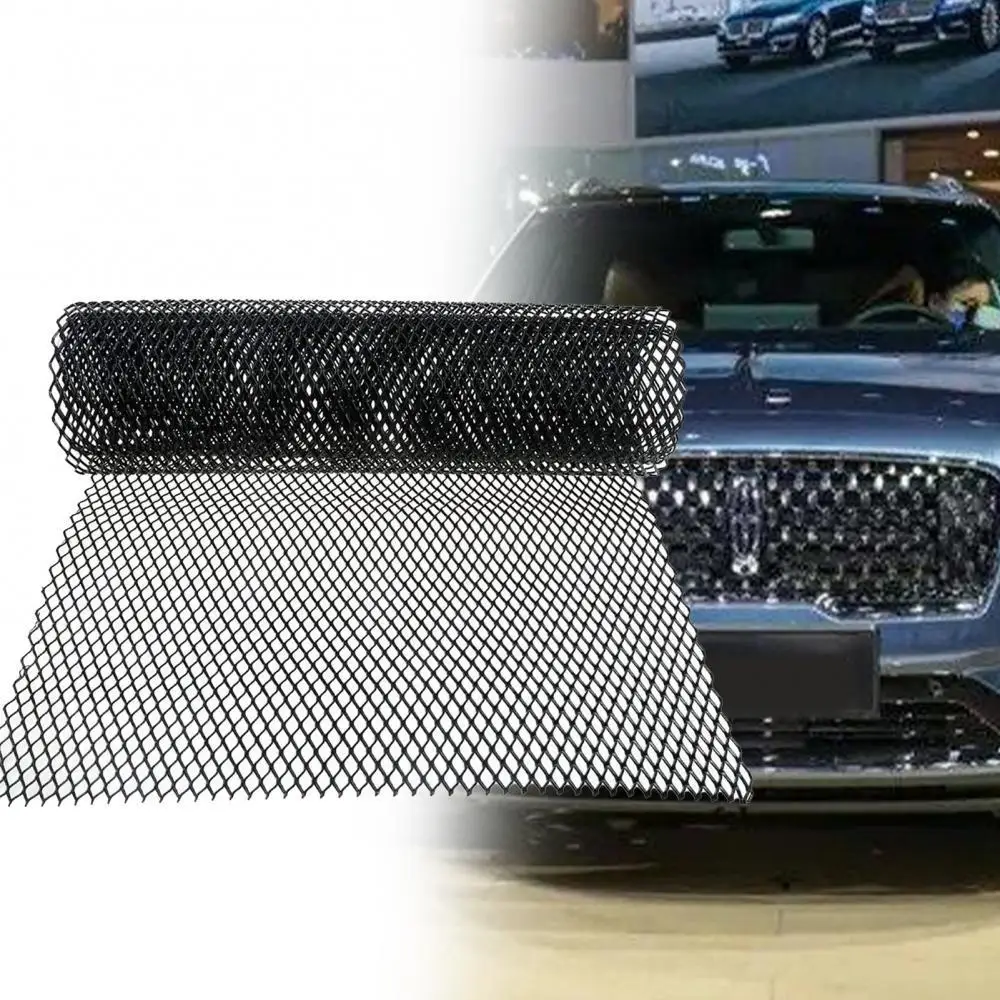 

Mesh Sheet Aluminum Alloy Grille 6x12mm Car Grid Hexagonal Front Bumper Net