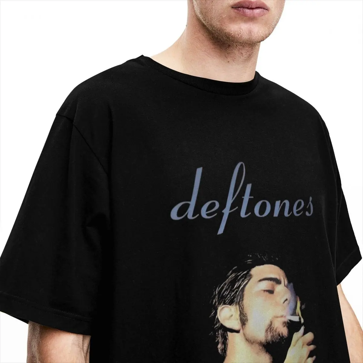 Футболка мужская/женская хлопковая с металлическим ремешком