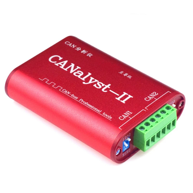 Фото CAN-анализатор CANOpen J1939 USBCAN-2II, конвертер, совместимый с ZLG USB to CAN USBalyst-II-DT30 №2