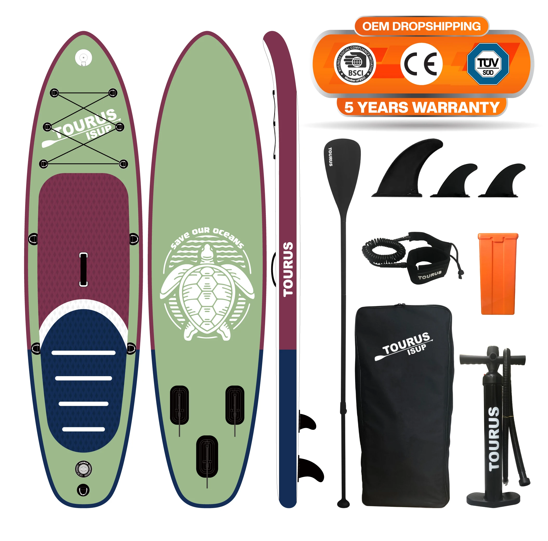 

TOURUS makes only boutique water surfboards paddle board