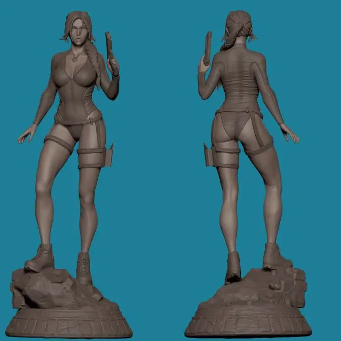 

75mm,50mm , 3D printing ， miniature model resin figure , Unassembled and unpainted kit