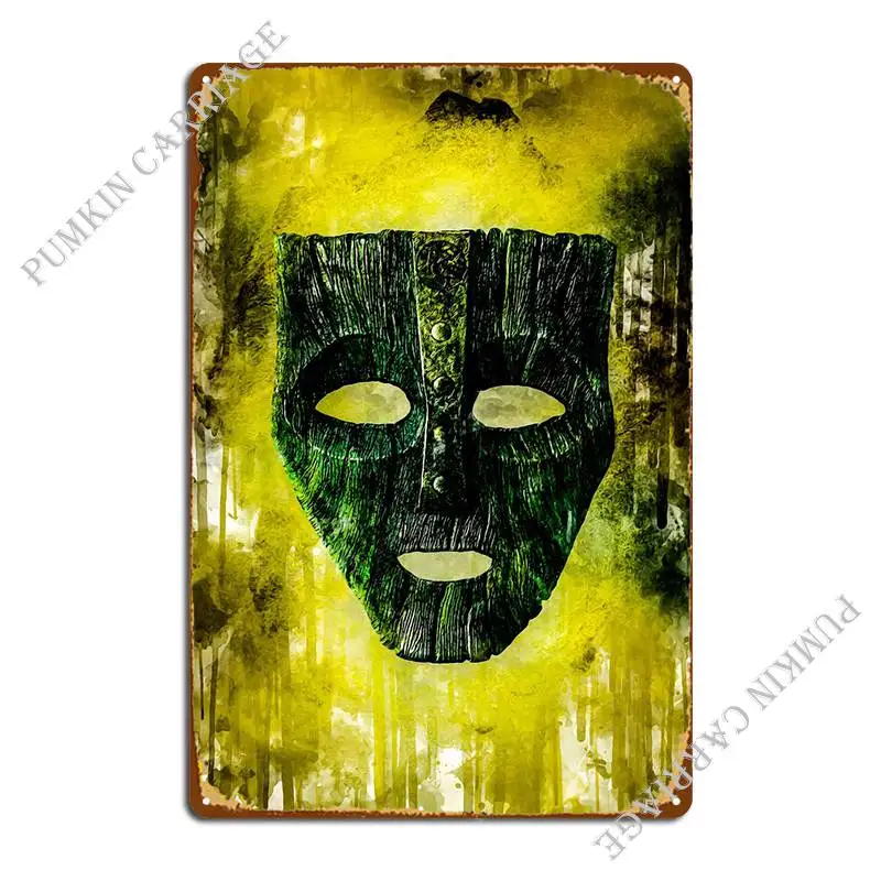 

Mask 1 2 Metal Signs Designing Living Room Pub Bar Plaques Tin Sign Poster