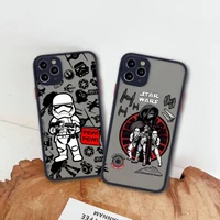 star wars hero fashion phone case for iphone 13 12 11 pro max mini xs 8 7 plus x se 2020 xr matte transparent cover
