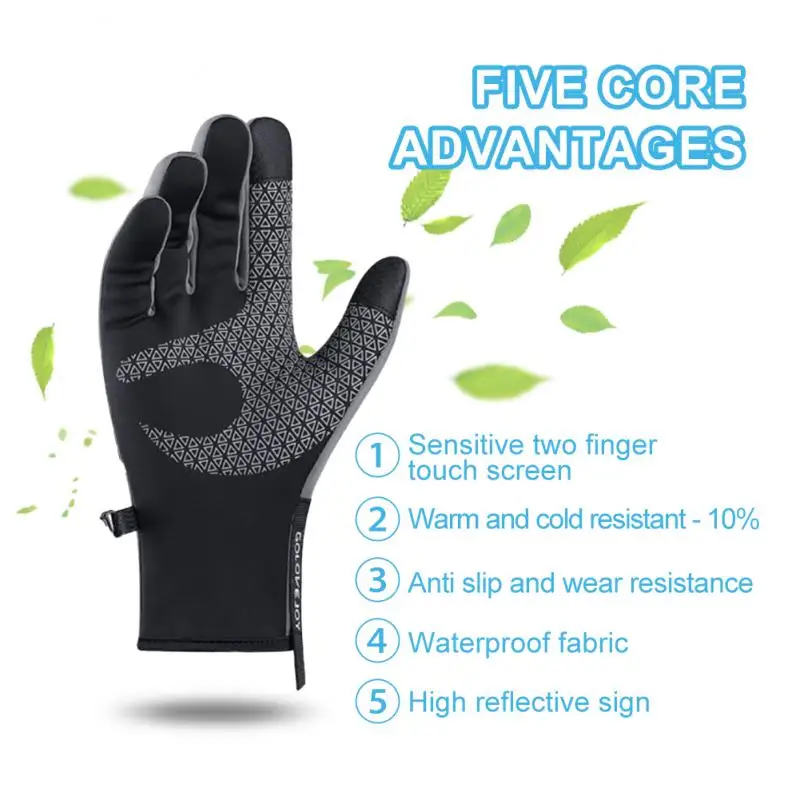 

Winter bike Gloves Touch screen Warm Cycling gloves Windproof MTB mountain road bicycle glove Non-Slip bicycle accessories