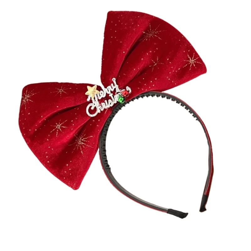 Банты Снежинка Повязка на голову Шляпы Санта-Клауса Обруч для волос