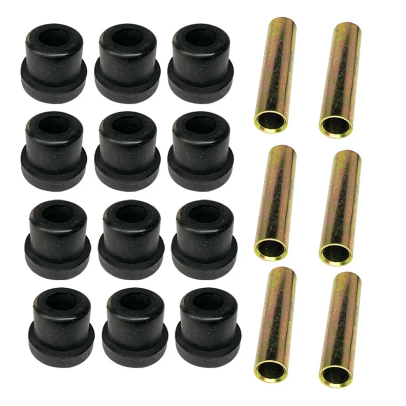 

3 Set Rear Leaf Spring For Club Car DS Gas Electric Golf Cart Bushing And Sleeve Kit, 1015583 1012303 1992 Up