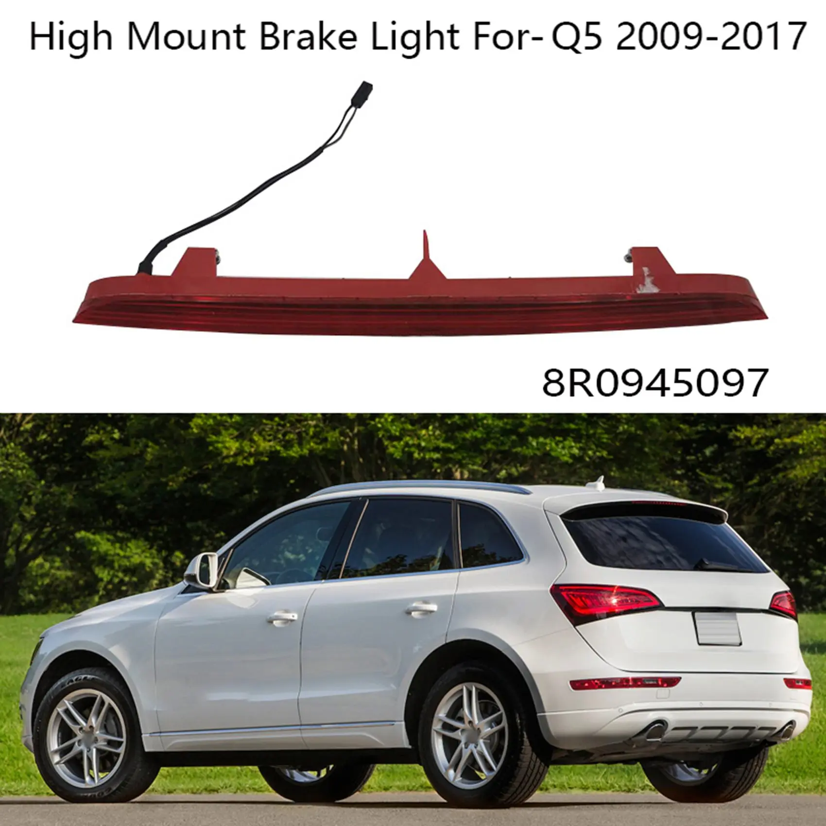 Задний фонарь автомобиля с высоким креплением стоп-сигнал задний третий для Audi Q5