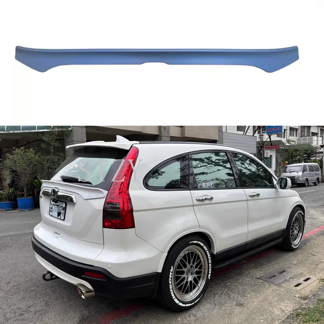 

Для Honda CRV 2007-2011 спойлер ABS пластик задний багажник губа средний спойлер крылья кузов комплект аксессуары