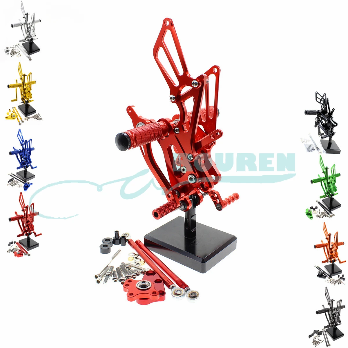 

Задняя подставка для ног для мотоцикла, задняя подставка для ног для Honda CBR600RR ABS 2009-2015 модифицированный кронштейн рычага переключения