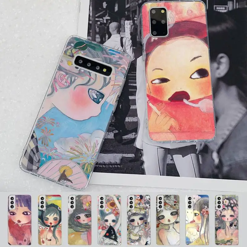 

Aya Takano Phone Case for Samsung S21 A10 for Redmi Note 7 9 for Huawei P30Pro Honor 8X 10i cover