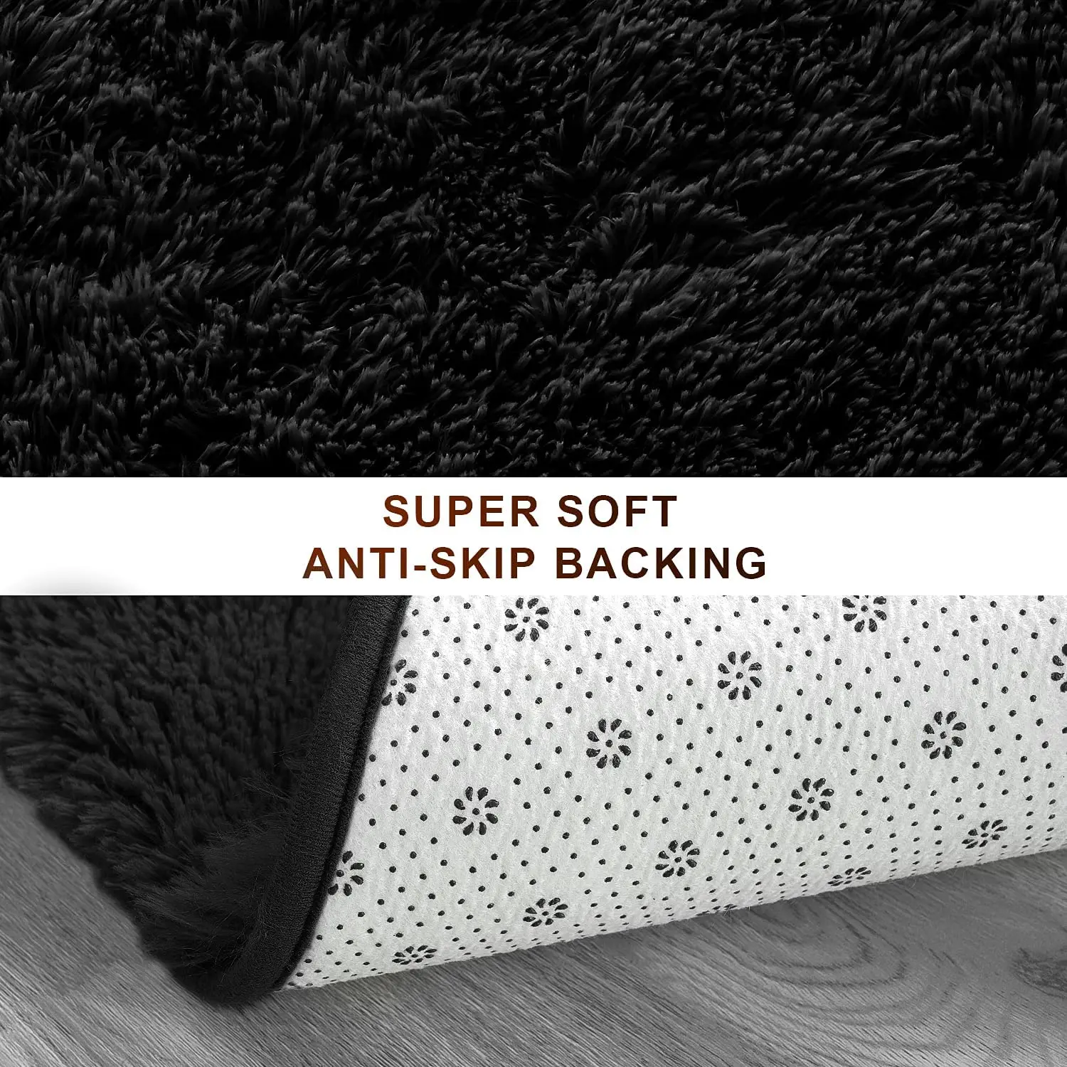 Мягкие пушистые черные коврики ковер для гостиной пушистый меховой современные