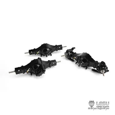 

Us Stock 1/14 Scale LESU 6X6 Metal Front Rear Axle Differential Lock for RC Tractor Truck Tamiyaya Car Parts Toys Th02068-SMT3