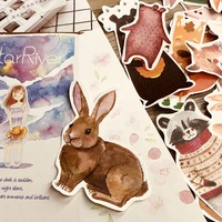 21pcs animals stickers hand account stickers star fans hand account mobile phone shell computer diy decoration