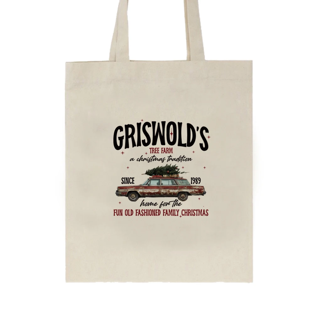 Классическая рождественская сумка Clarks холщовая через плечо для женщин складная