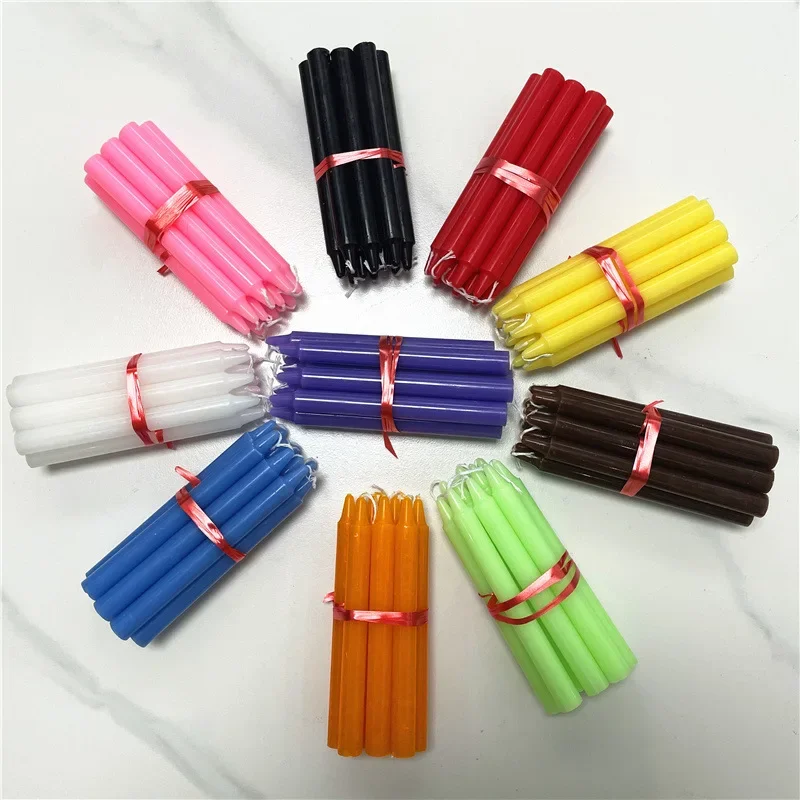 

10pcs 18cmCandles Dark Blue Mini Candle, Great for Casting Chimes, Rituals, Spells, Vigil, Witchcraft, Wiccan Supplies, Wax Play