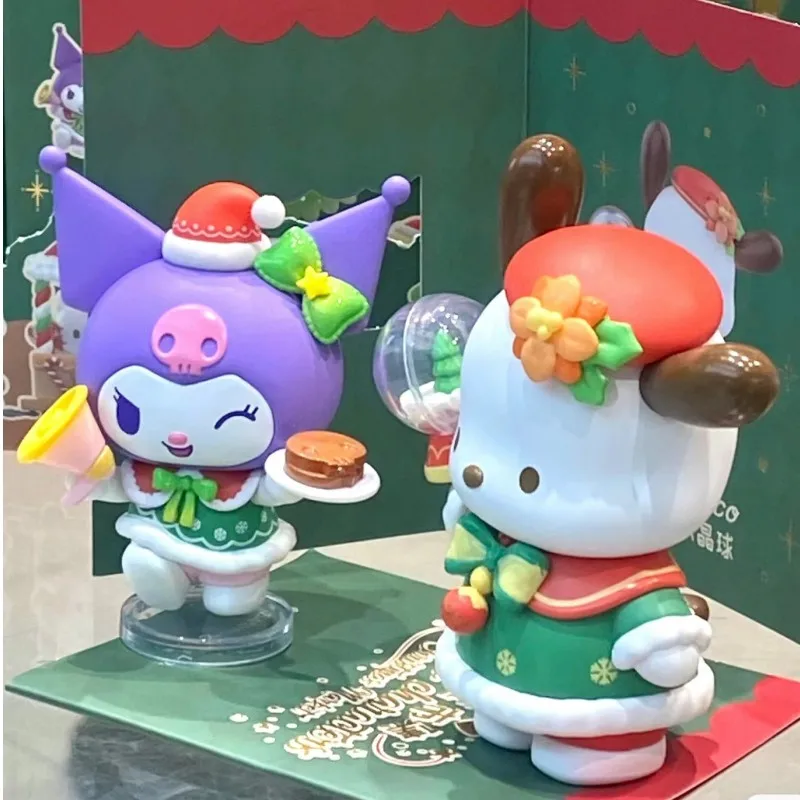 Новинка Sanrio Рождественская марка Серия Cinnamoroll Melody Kuromi помпон пурин полако