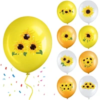 suower party decorations supplies summer decorations yellow white suower assorted balloon set spring suower theme