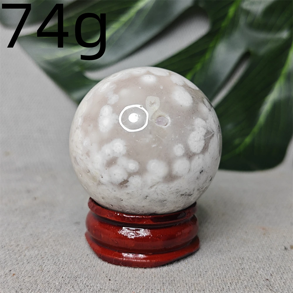 

Хрустальный шар из розового аметиста и вишневого агата