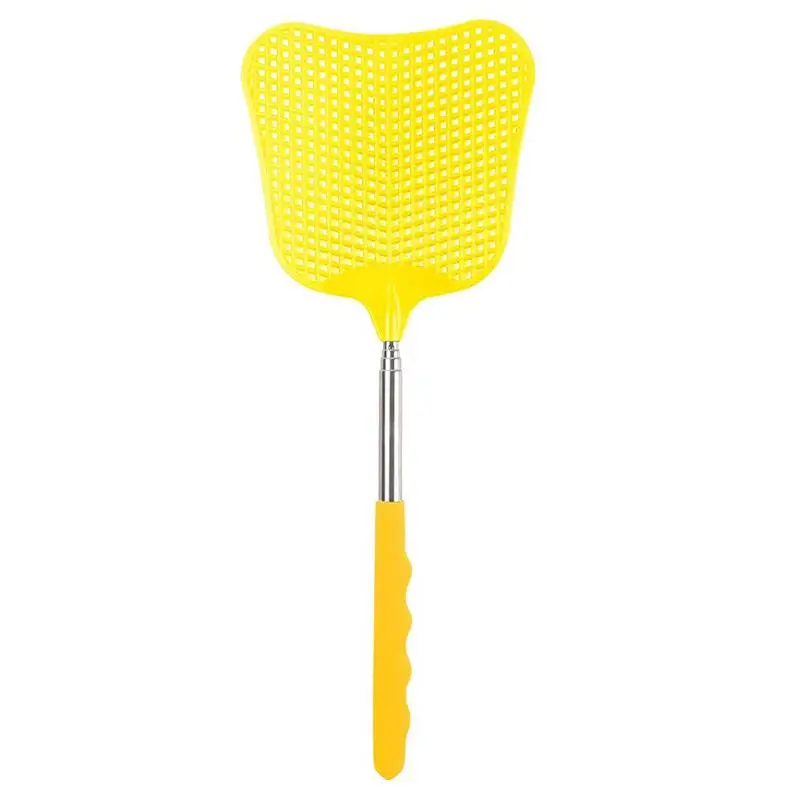 

Extendable Fly Swatter Durable Telescopic Plastic Fly Swatter Retractable Flyswatter With Stainless Steel Long Handle