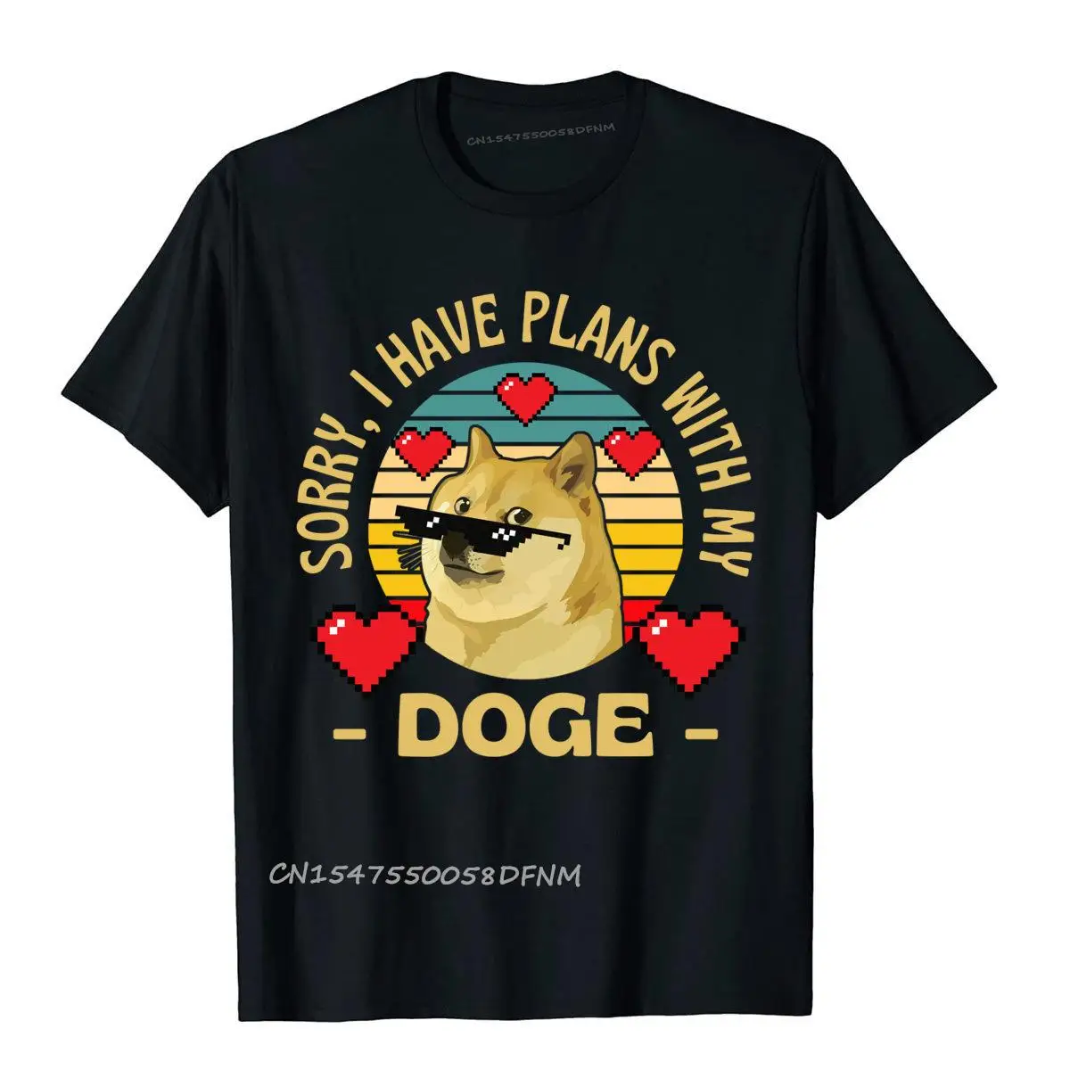 

Dogecoin Funny Plans With My T Shirts Tops Shirts Discount Premium Cotton Camisa Youthful Men