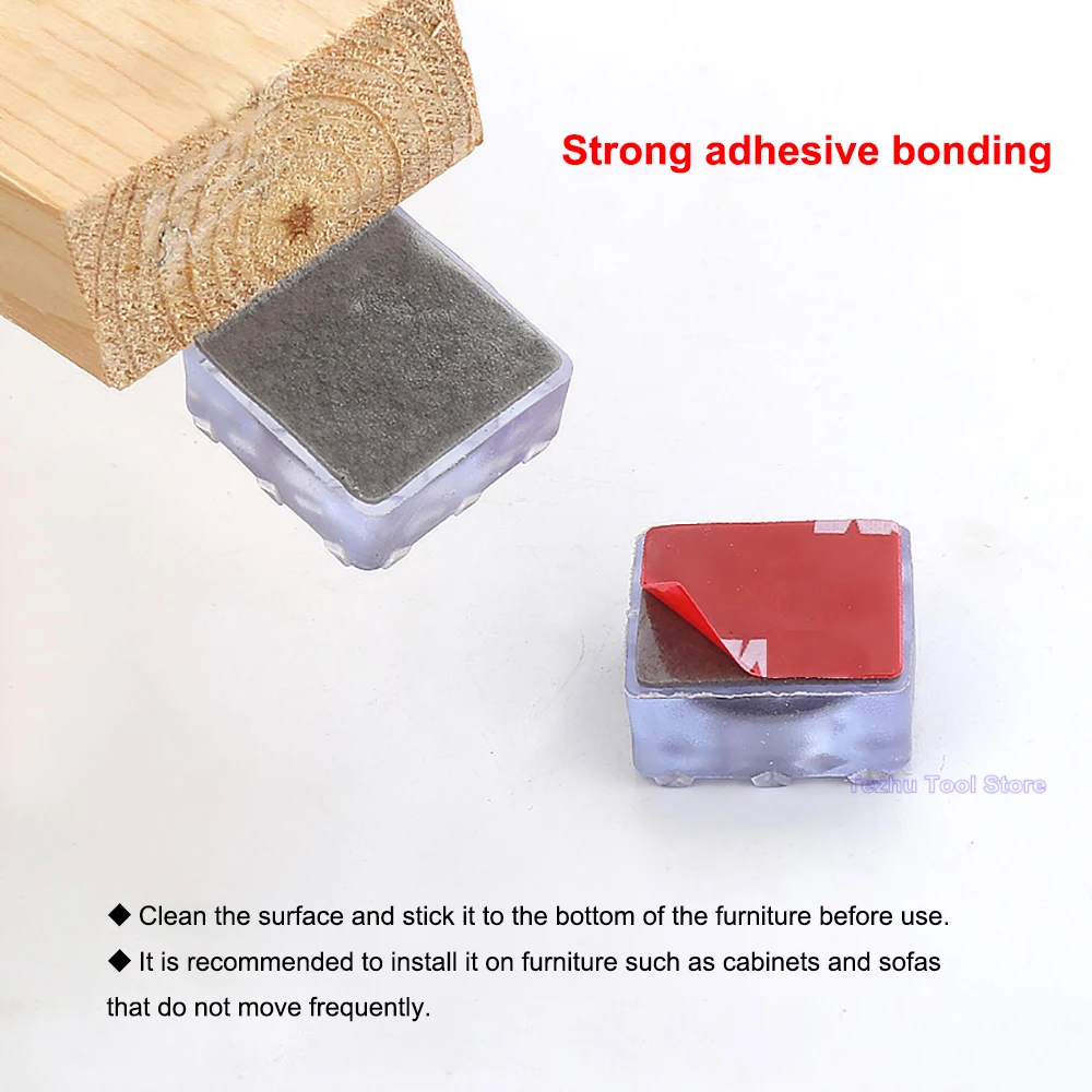 Самоклеящиеся поднятые металлические ножки для мебели стульев ножек стола