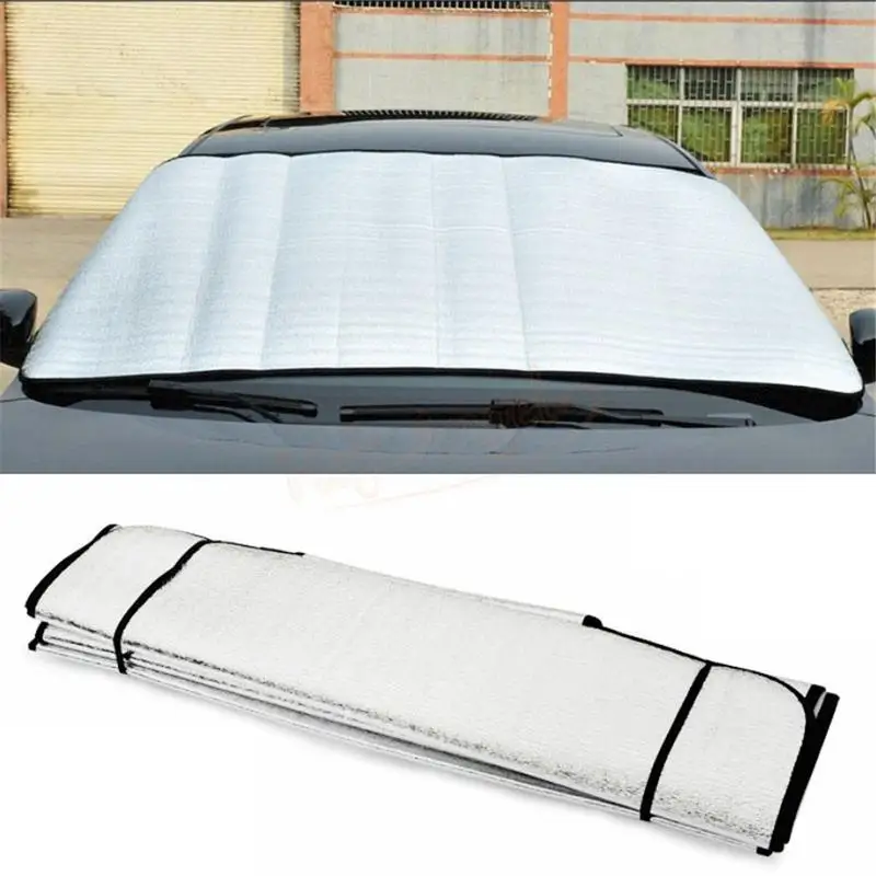 

Car Windshield Sunshades Cover Auto Sun Shield Blocks Heat Insulation Cloth Foldable Automotive Sunshades Car Interior Accessory