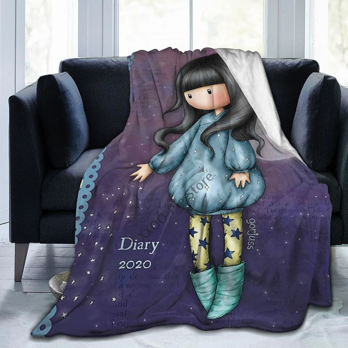 

Coque Art Cartoon Santoro Gorjuss Throw Blanket Fuzzy Warm Throws for Winter Bedding 3D Printing Soft Micro Fleece Blanket GUN-3