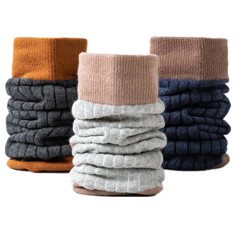 8 Pair/Lot Cotton Men's Socks Breathable Absorb Sweat Anti-bacterial Socks Man Winter Warm Crew Sokken Meias Chaussette Hombre
