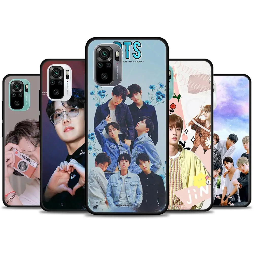 

Dynamite Kpop Boys Phone Case for Redmi 10 9 9A 9C 9i K20 K30 K40 Plus Note 10 11 Pro Soft Case Silicone