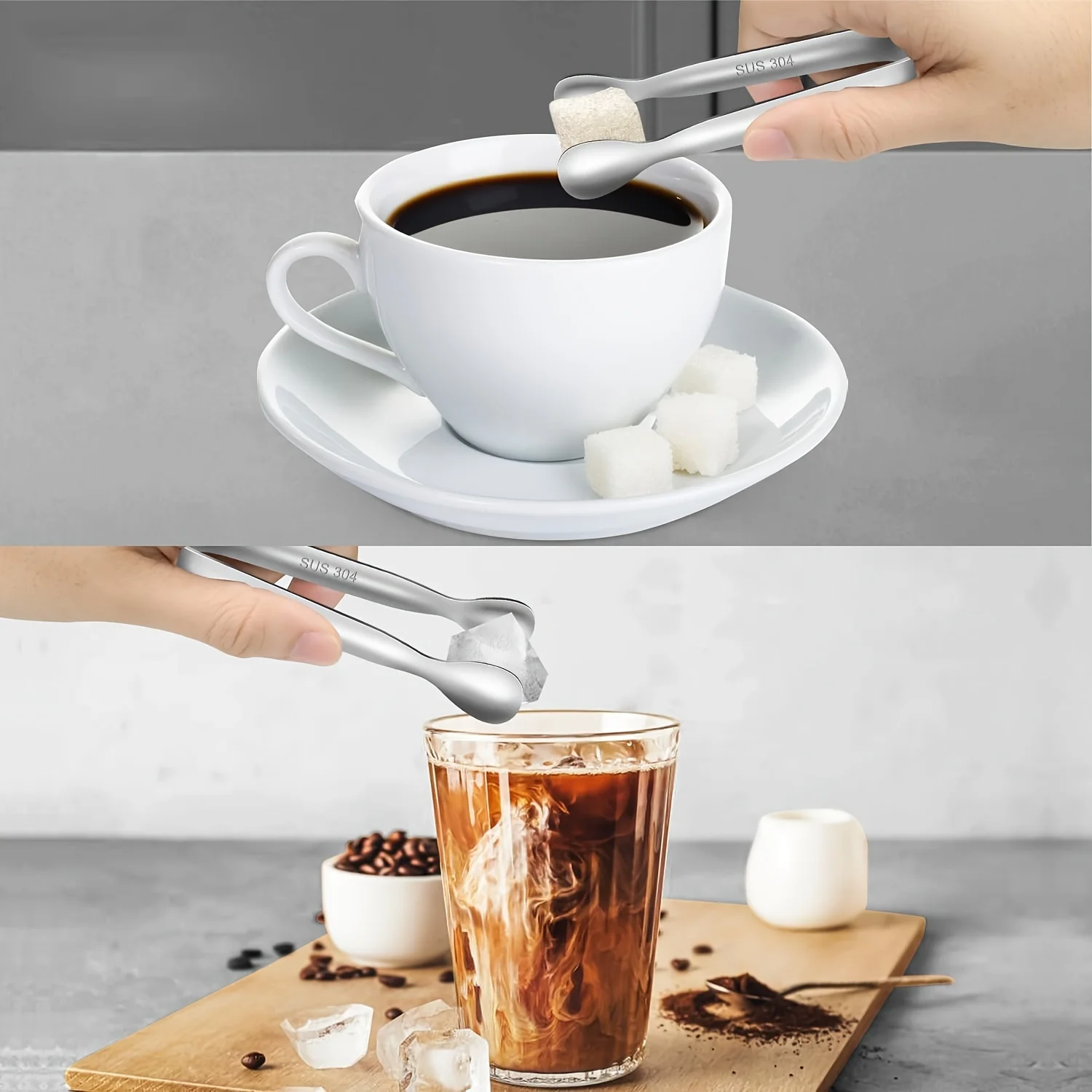 Набор сервировочных щипцов из нержавеющей стали 10 предметов — идеально подходит