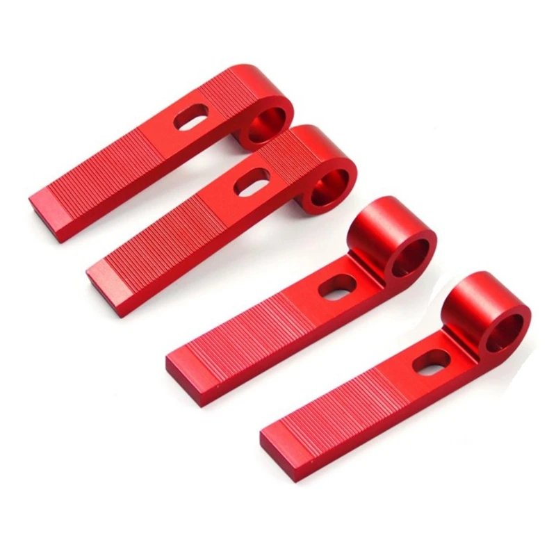 

4Pcs T Track DIY Hold Down Clamp Quick Acting Jig Fixture T-Slot Miter Metalworking Screw Knob Slide Block