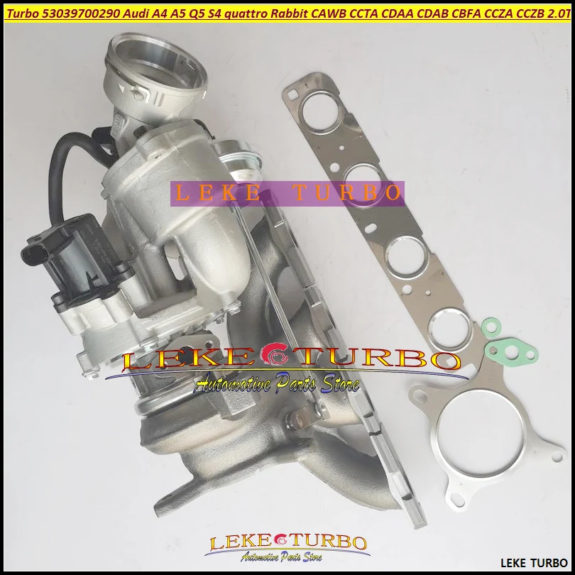 Фото Турбокомпрессор 53039700290 для Audi A4 A5 Q5 S4 Avant quattro, Seat Exeo A4Q Golf R32 Rabbit CAWB CDAA CDAB CCTA CBFA CCZA CCZB 2.0T №5