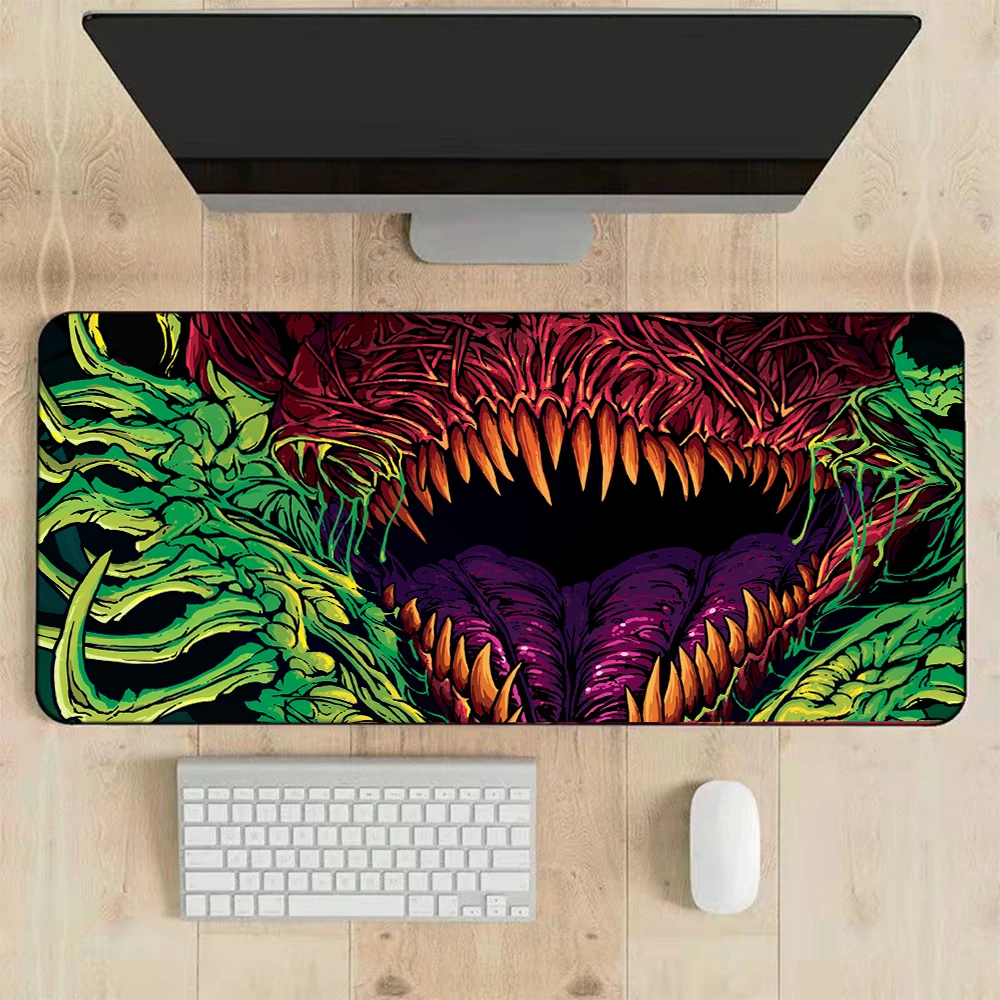 

Gaming Mouse Pad Gaming Desk Carpet Gamer Mousepad CS GO Hyper Beast Large Small Xxl 900x400 Mouse Pads for Laptops Pc