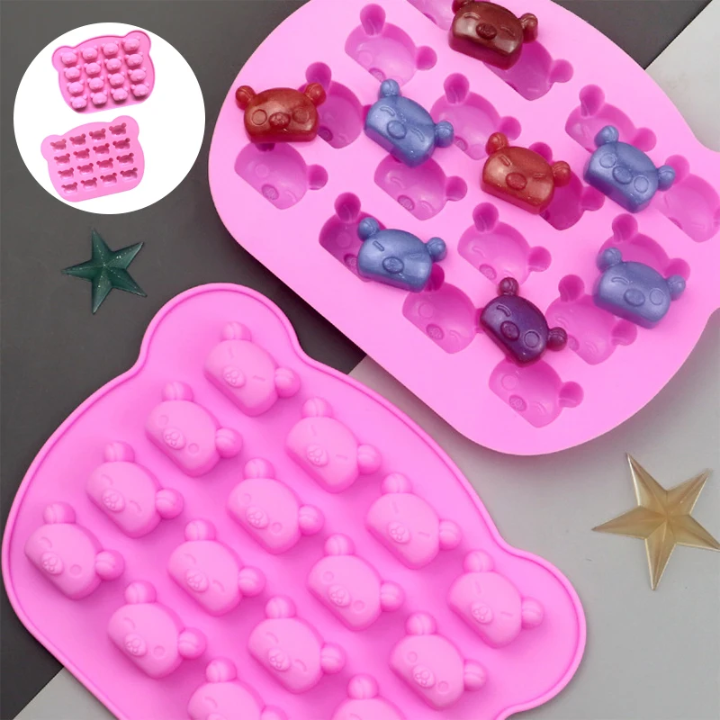 1 шт. 16 милых силиконовых форм с медведем коалы инструменты для украшения торта