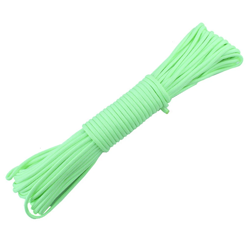 1 шт. веревка для палатки 9-ядерная светящаяся ветровая кемпинга 20 м x 4 мм