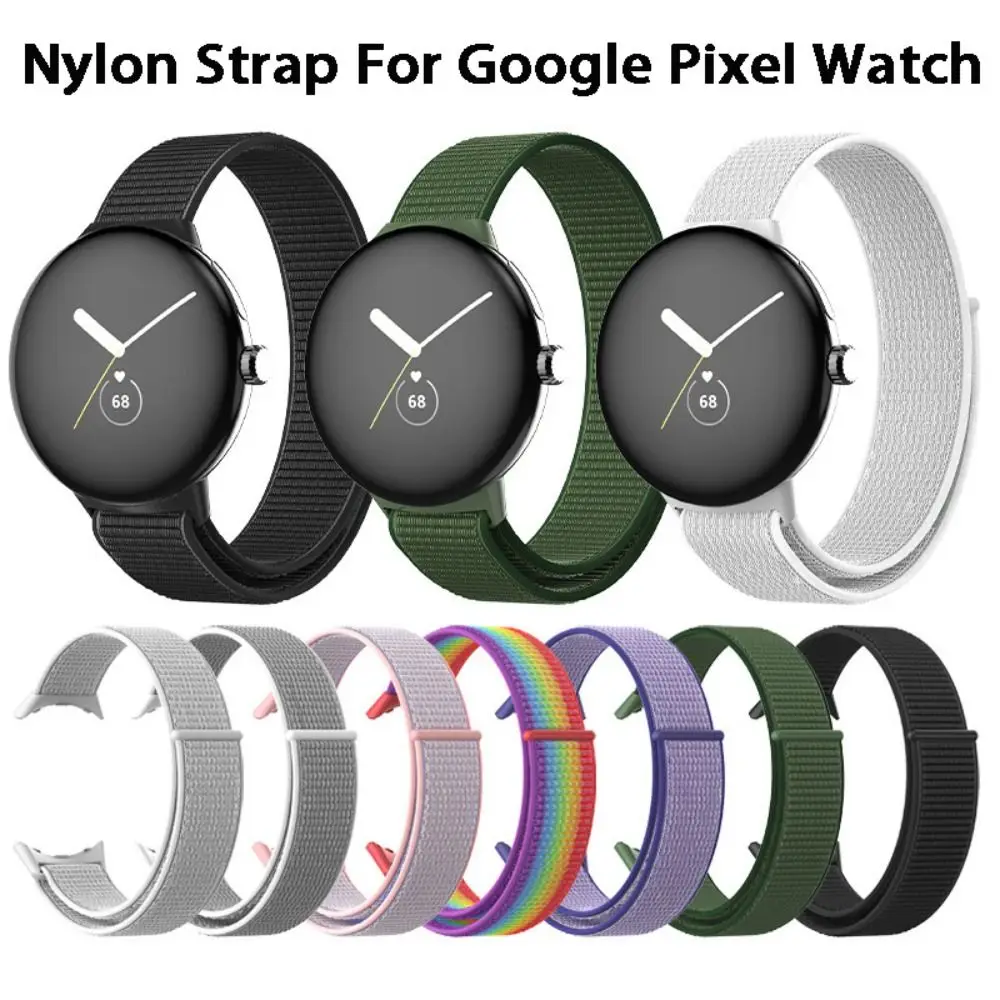 

Nylon Strap for Google Pixel Sport Woven Band Bracelet Replacement Accessories Smartwatch Wristband Bracelet Strap Watchband