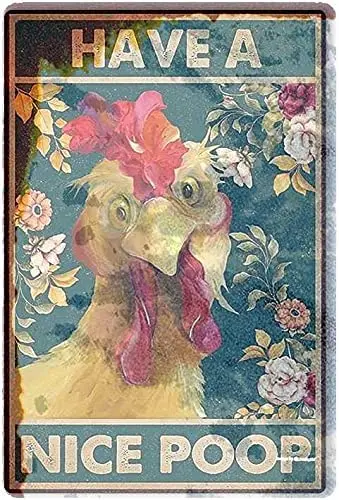 Жестяная вывеска красивая какашка в стиле ретро металлическая винтажная S