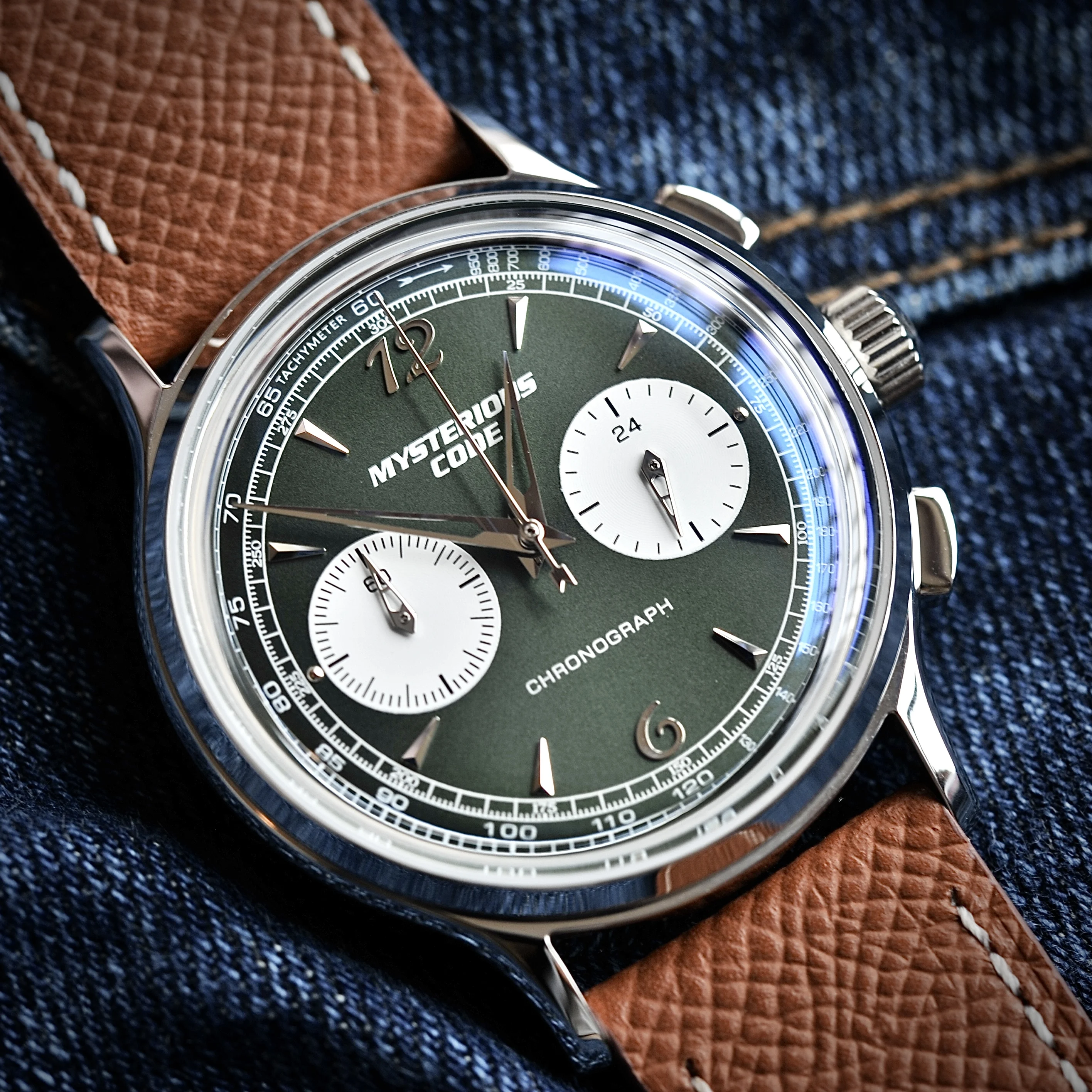 

Часы мужские водонепроницаемые из нержавеющей стали с хронографом и сапфировым стеклом