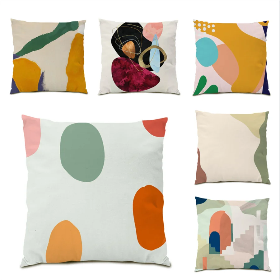 

Pilow Cover Velvet Fabric Home Polyester Linen Decorative Pillow Cases Nordic Style 45x45 Cushions Covers Fashion Cushion E0362