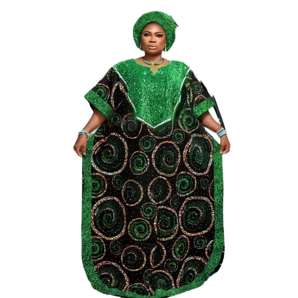 Африканская одежда с блестками африканские платья для женщин мусульманская мода