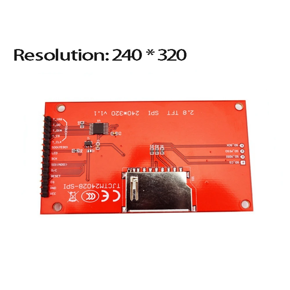 1. 2. Tft 320x240 lcd 2. 2. 240x320 2,8 "дюймовый spi tft lcd ili9341.