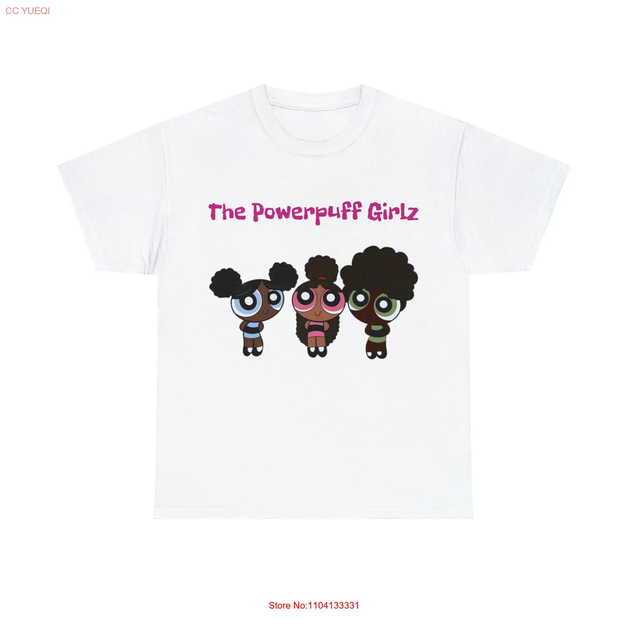 Футболка Powerpuff Girlz с длинными или короткими рукавами